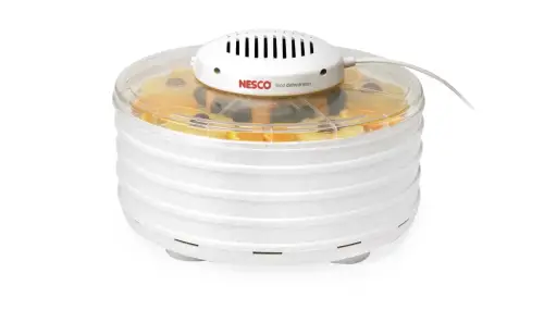 Round White Food Dehydrator with Transparent Lid