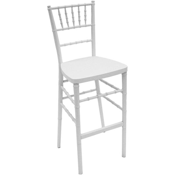Ballroom Bar Stools, White