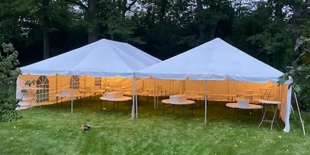 30×40 White Frame Tent Package