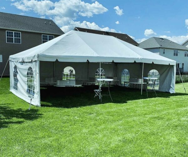 20×30 White Frame Tent