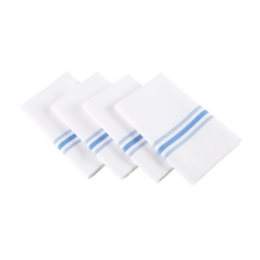 A Bistro Stripe Napkins Blue Stripe