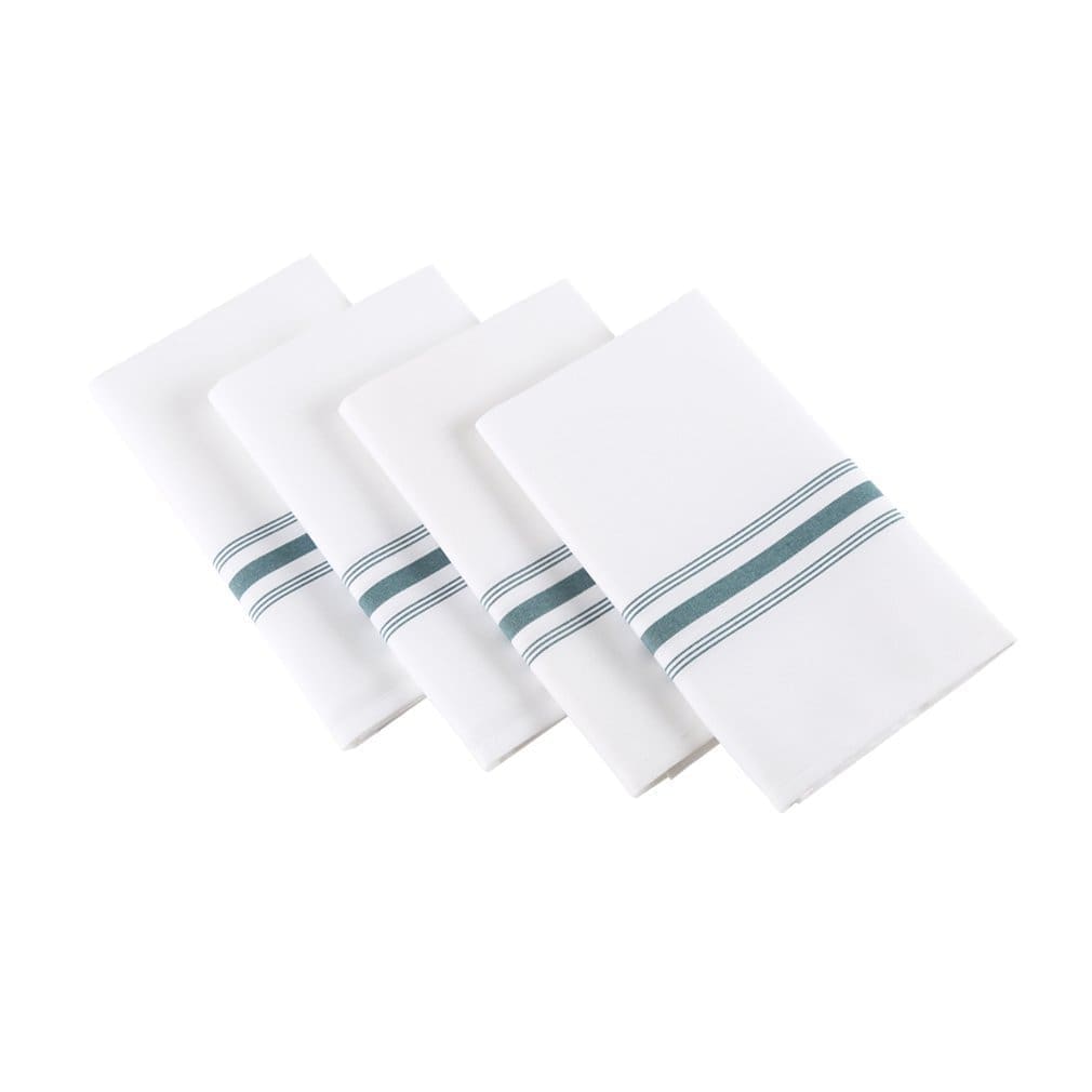 A Bistro Stripe Napkins Green Stripe