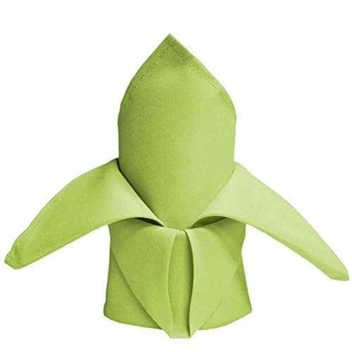 Spun Poly Napkins Chartreuse 20 X 20
