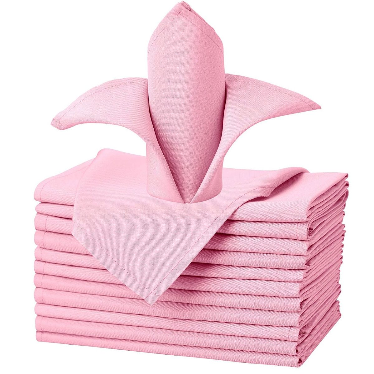 Spun Poly Napkins Dark Pink  20 X 20