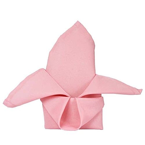 Spun Poly Napkins Dusty Rose 20 X 20