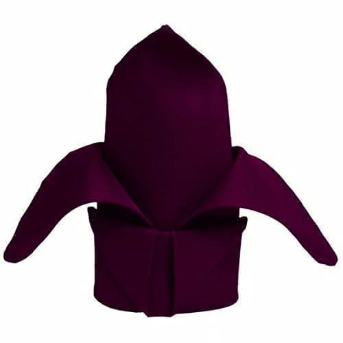 Spun Poly Napkins Eggplant 20 X 20
