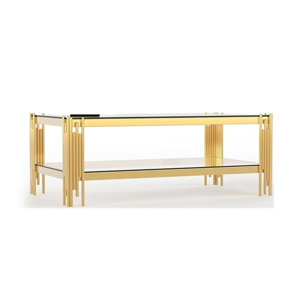 Spike Coffee Table – Gold