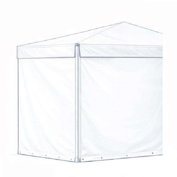 Frame Tent Walls – 12′ x 20′ – Solid White