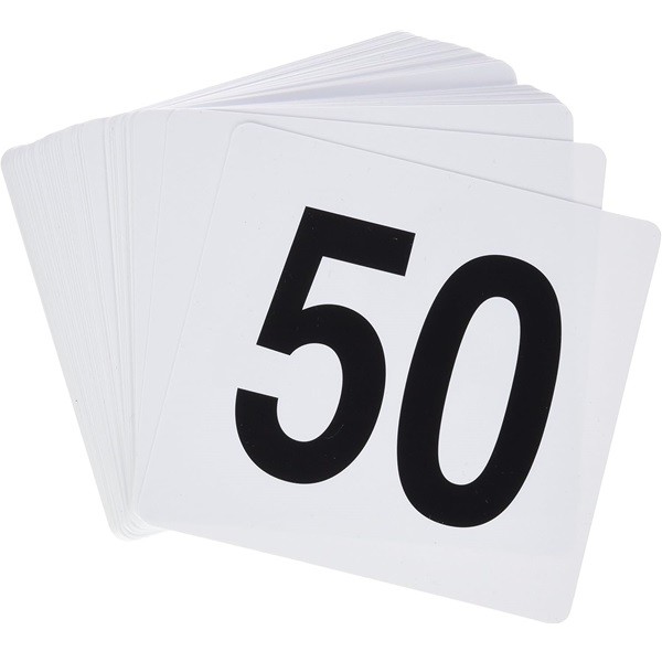 Table Numbers for Stand