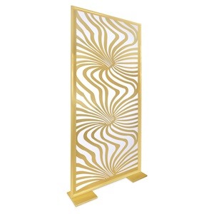 Gold Wave Panel – Room Divider
