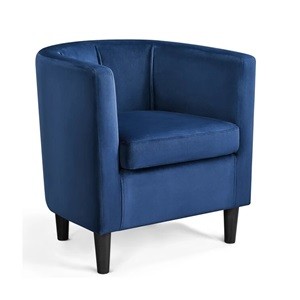 Sleek Accent Chair – Blue