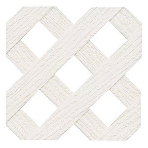 White Privacy Lattice 4′ x 8′ – Mechitza