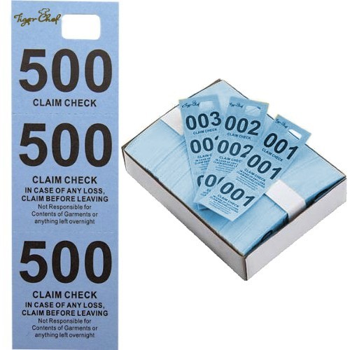 Coat Check Numbers – Pack of 100