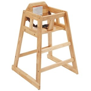 Kids High Chair – Light Wood