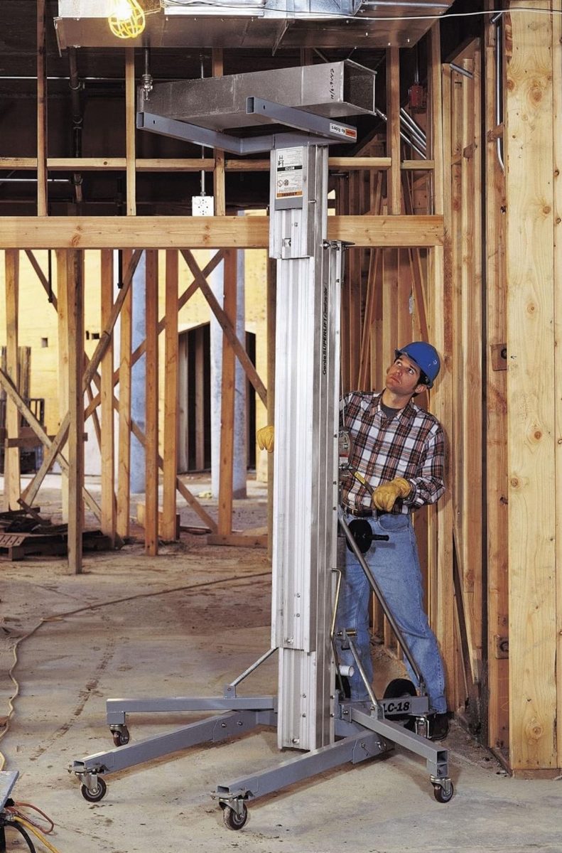 18’ Material – Duct Lift
