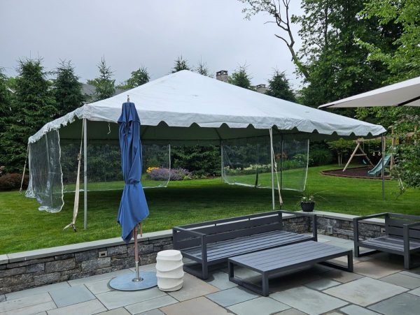 White Frame Tent Rentals – 20 Ft Wide