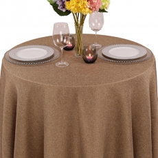Faux Burlap Tablecloth