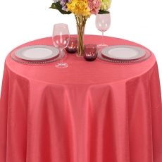 Faux Dupioni Tablecloth