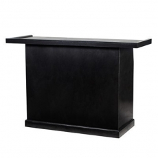Folding Black Wood Bar (5')