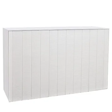Panelled Bar - White