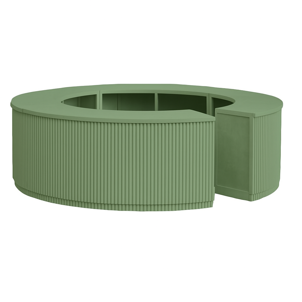 Pyrex Round Bar – Sage Green