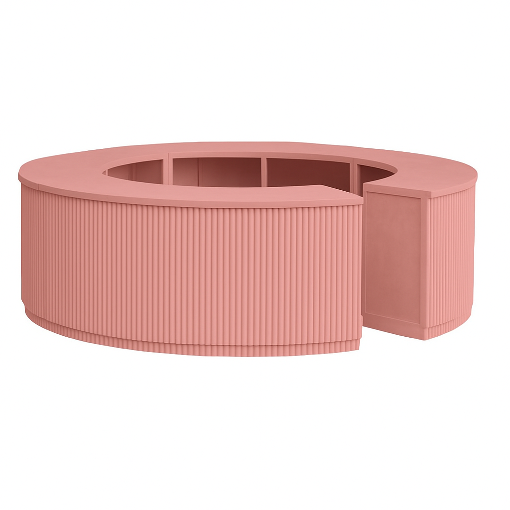 Pyrex Round Bar – Pink