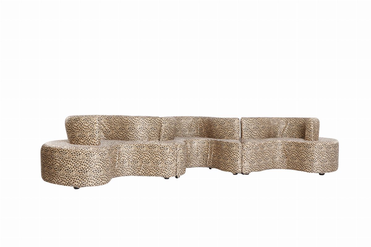 Serpentine Sofa Cheetah
