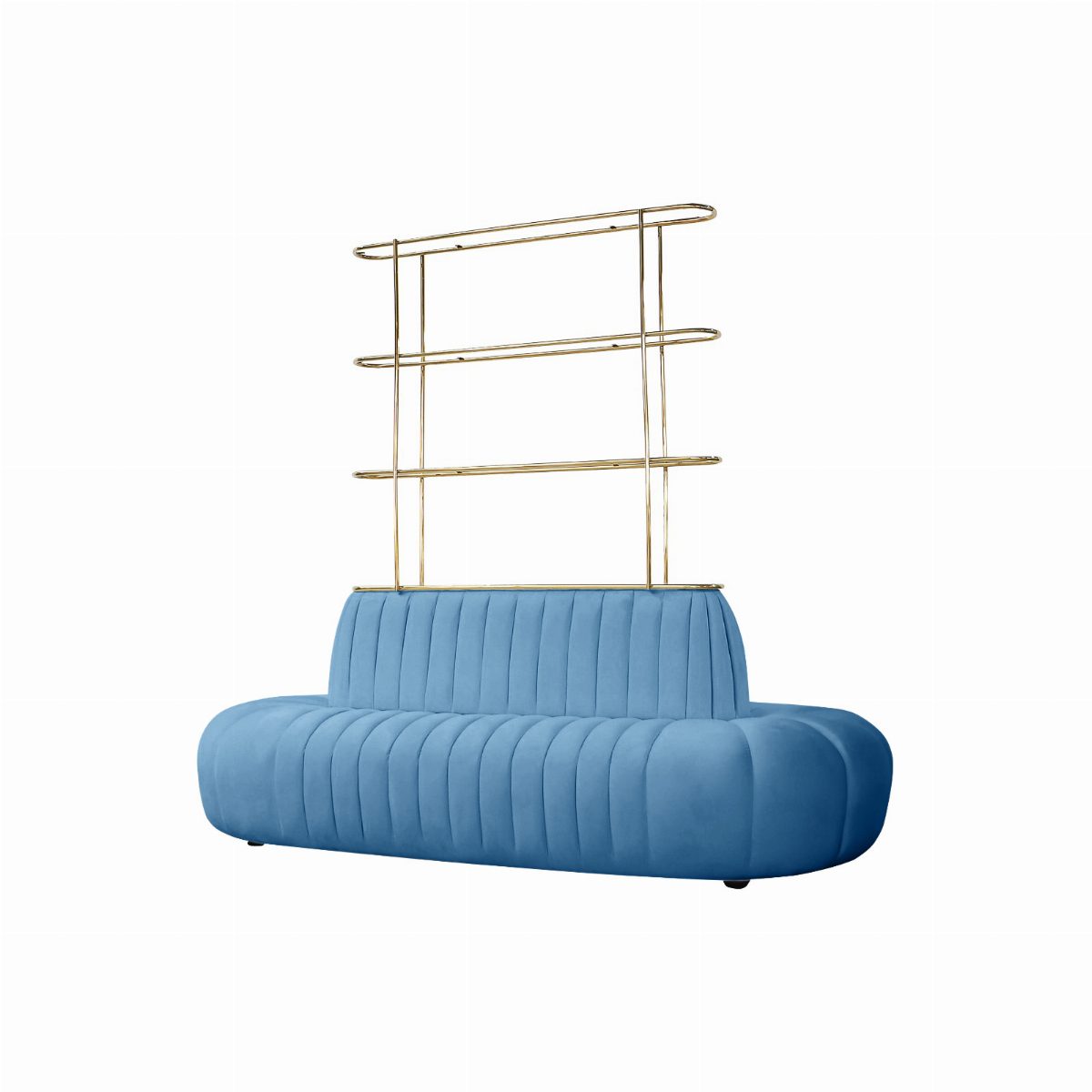 Oval Borne Sea Blue With Shelf