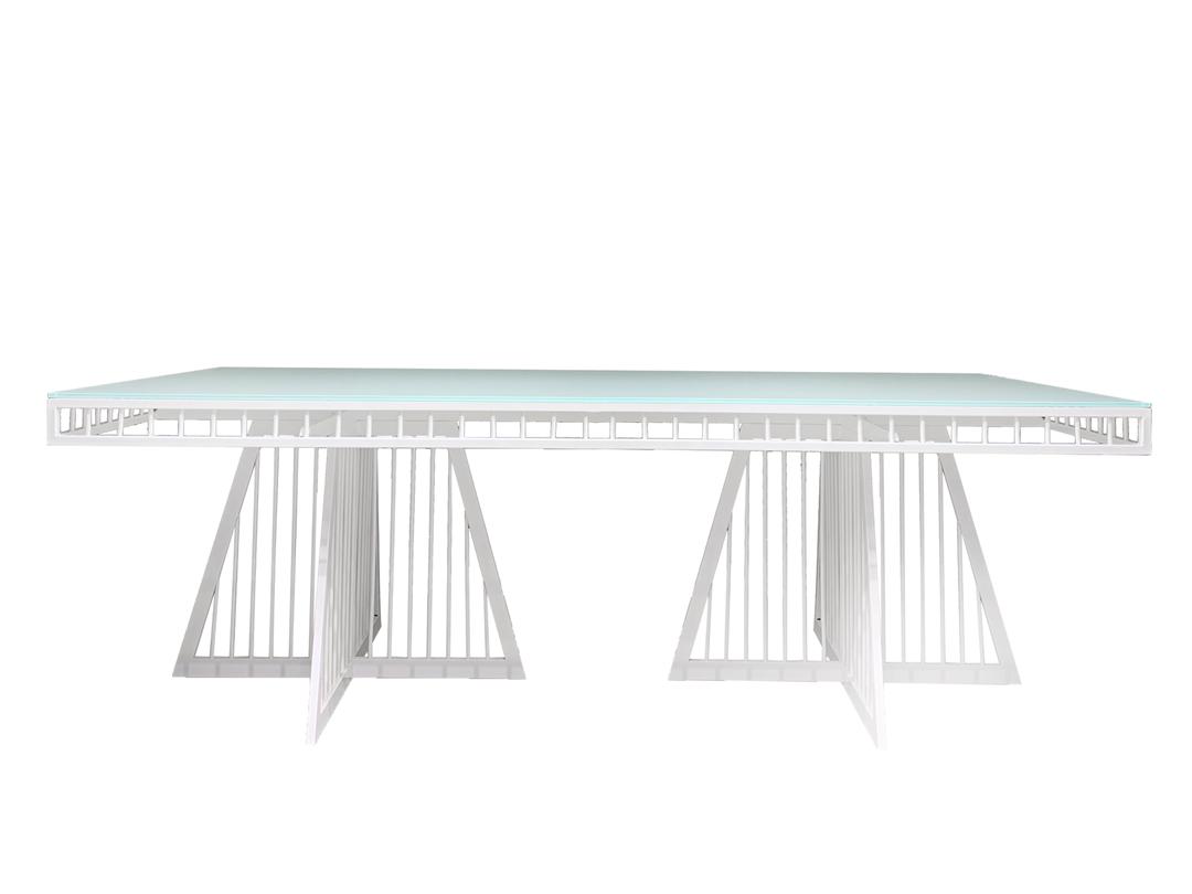 Las Vegas Rectangular White
