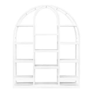 Arch Back Bar White