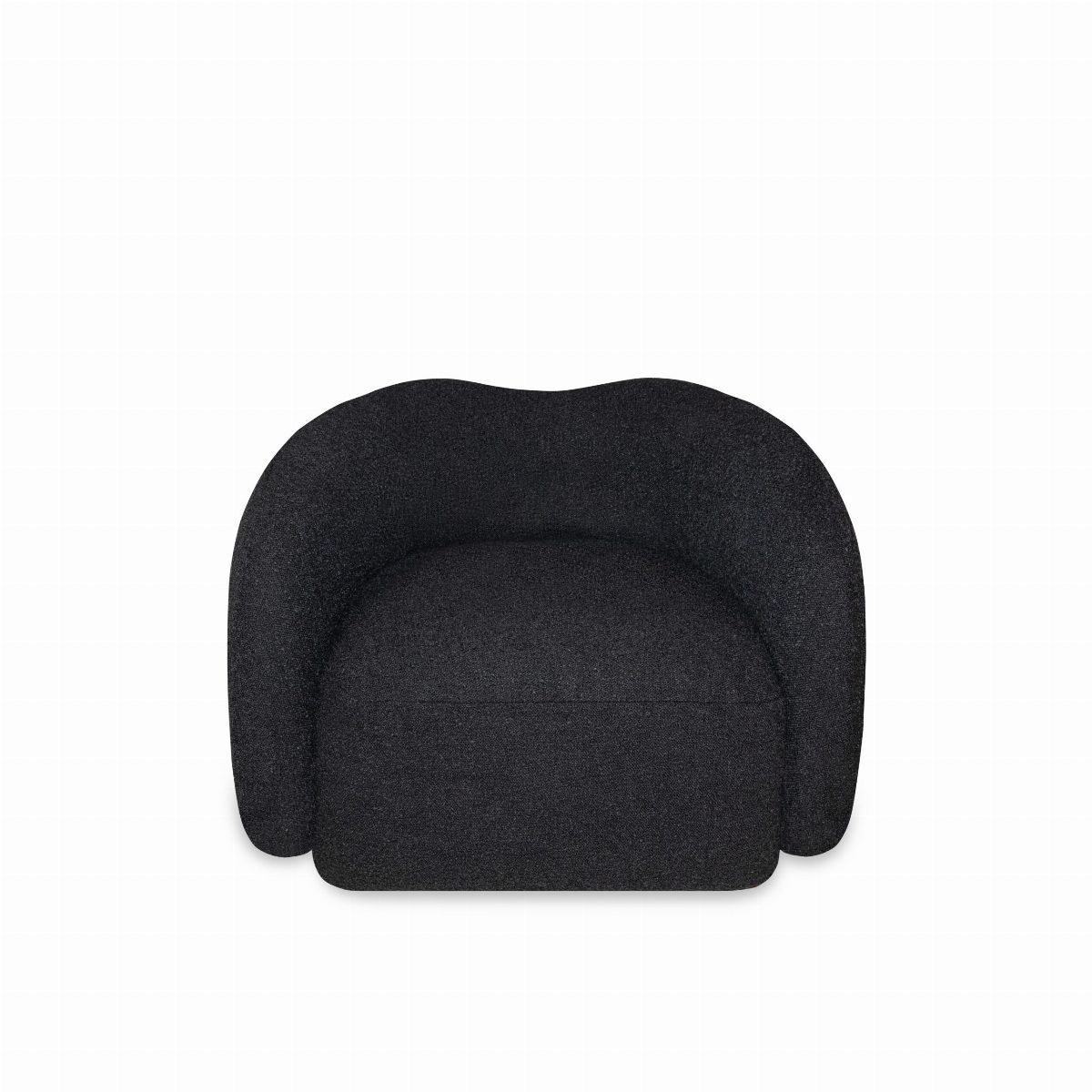 Ava Armchair Black Boucle