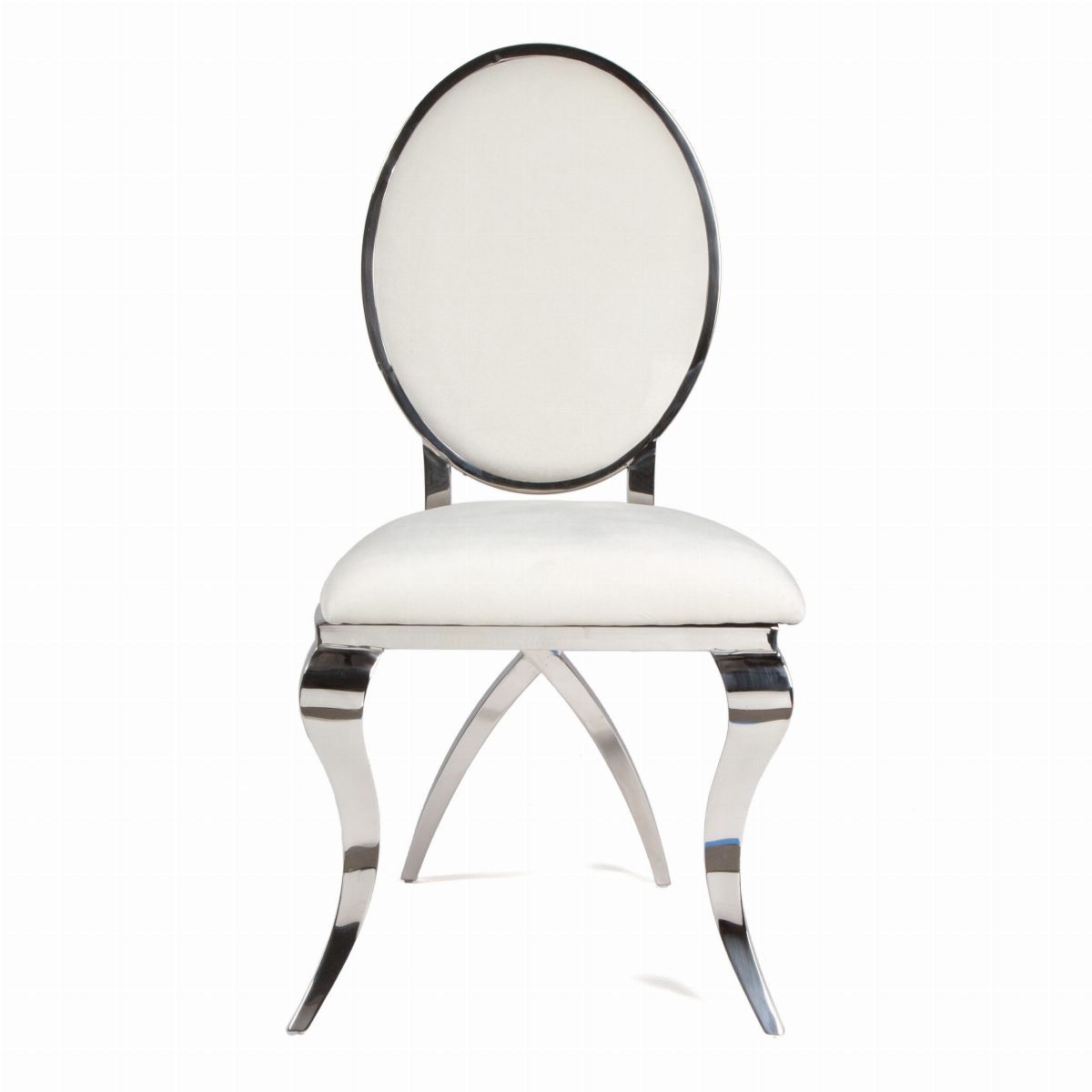 Eloise Chair Silver-White