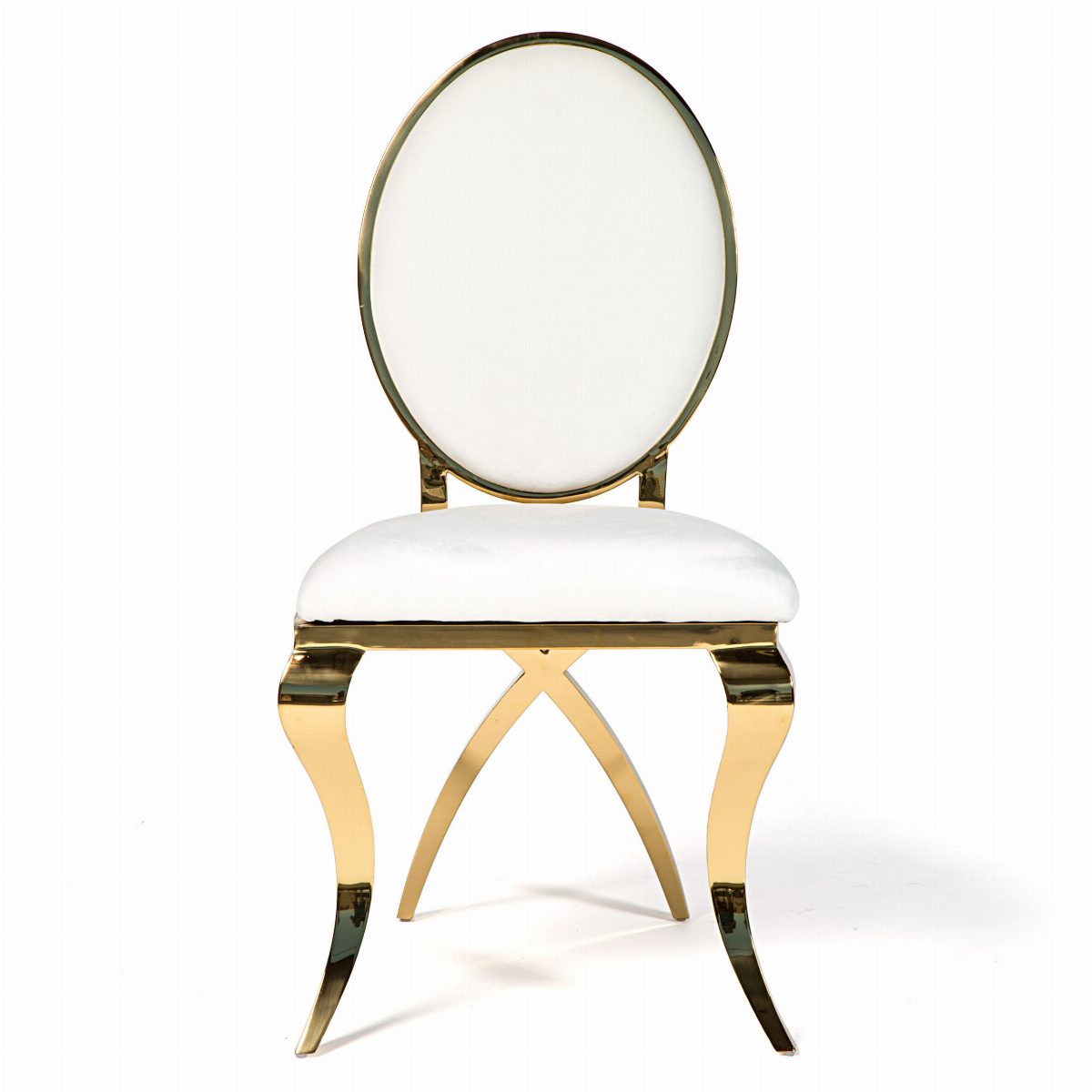 Eloise Chair Gold-White