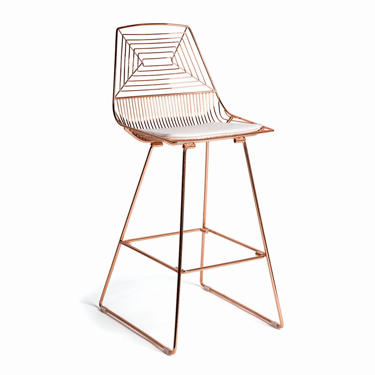 High Wire Barstool Copper