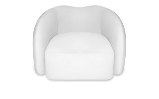 Ava Armchair White