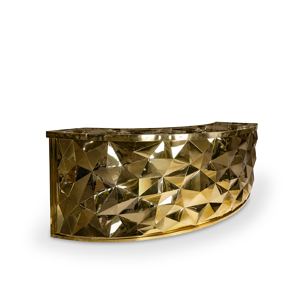 Zohra Abstract Bar Gold