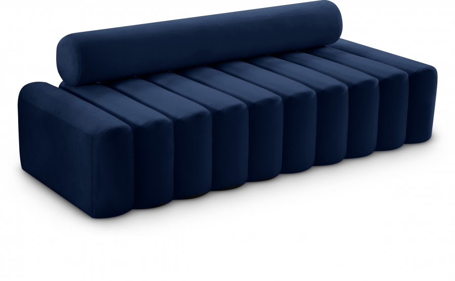 Marcell Blue Velvet Sofa