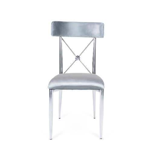 Venice Dining Chair Silver/Grey