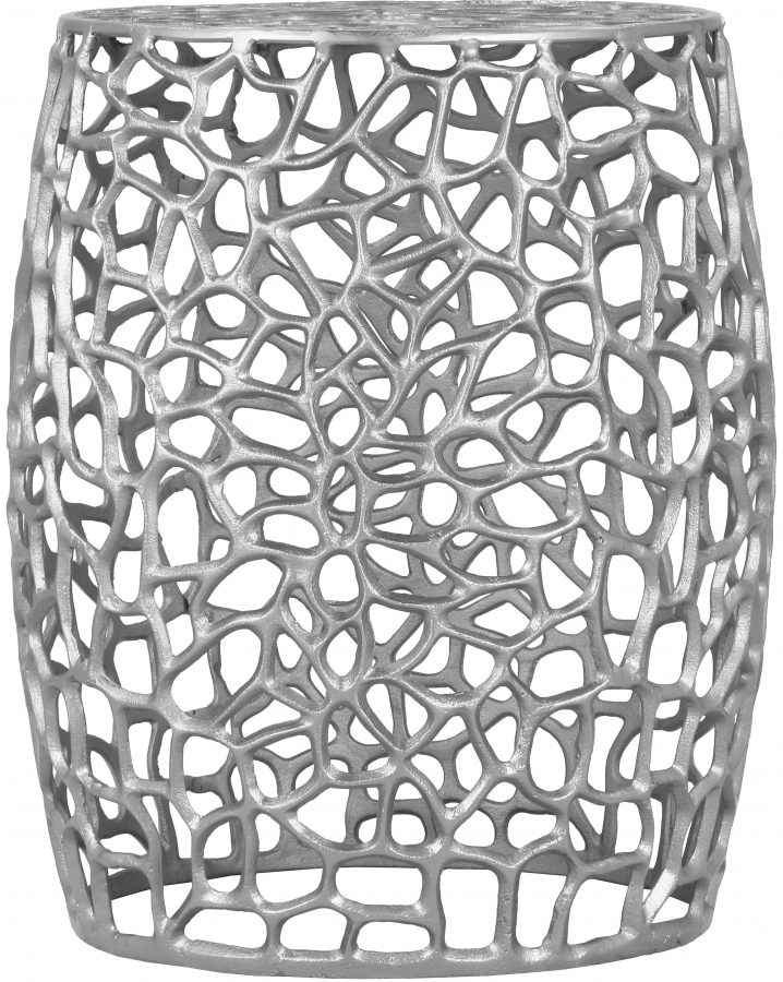 Idris Side Table Silver