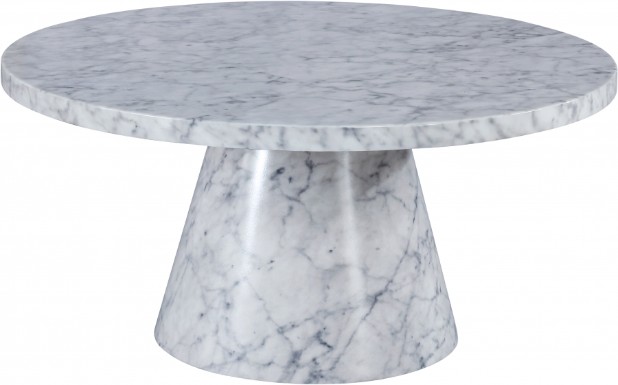 Deco White Marble Coffee Table