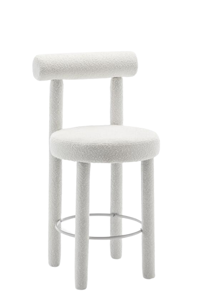 Mooie Pure White Barstool