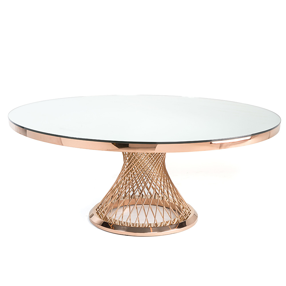 Moscow Dining Table Rose Gold