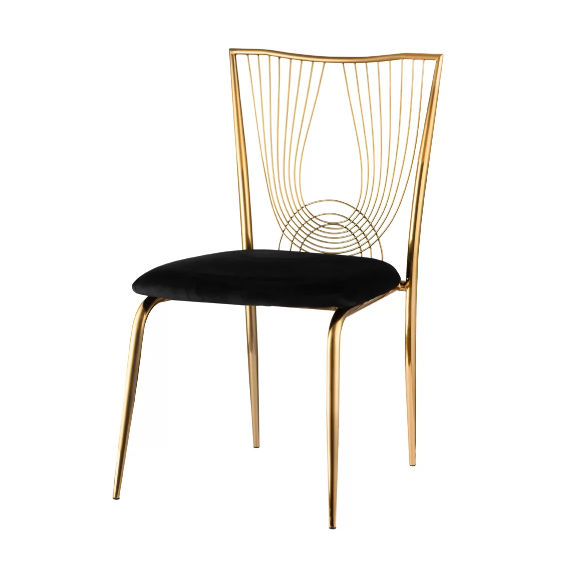 Gold Violin Black Cushion