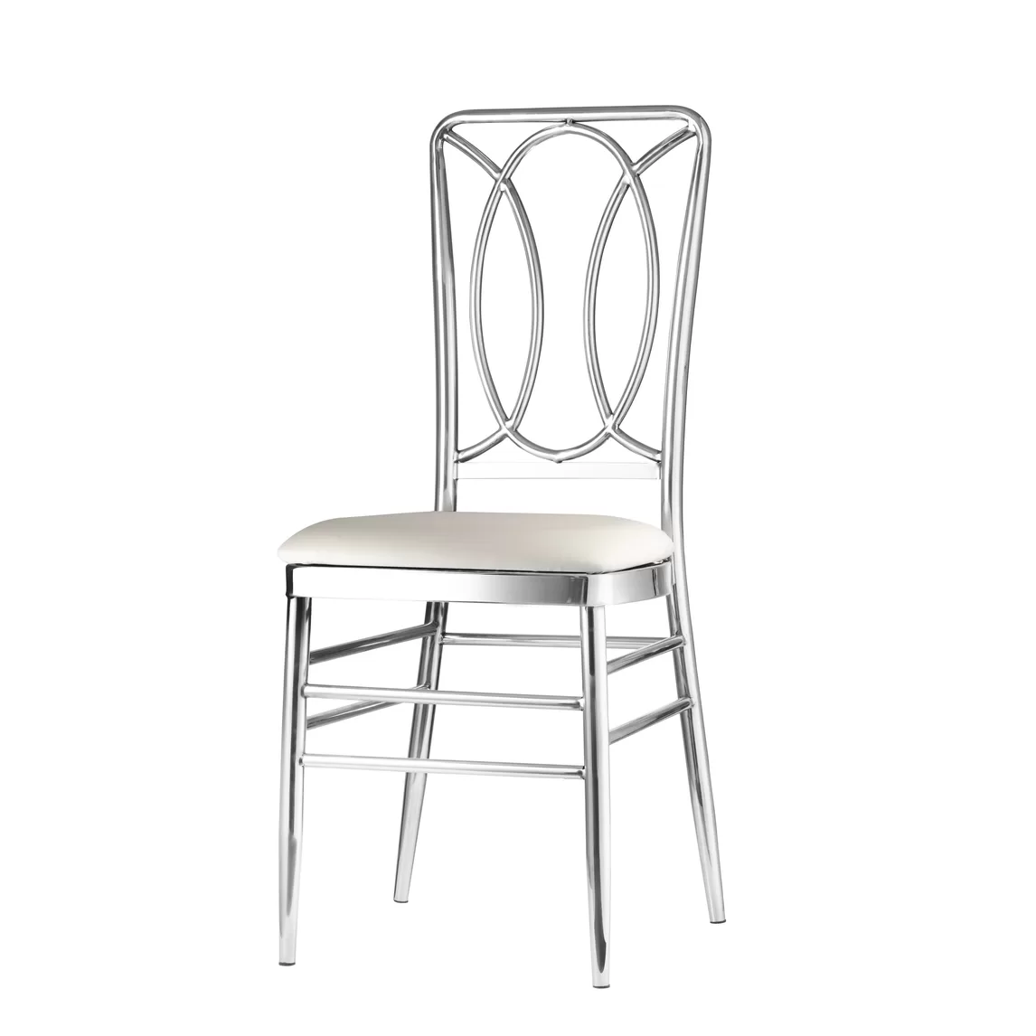 Silver Orleans White Cushion