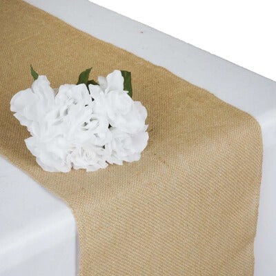 Rustic Burlap Table Runner