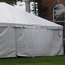 White Tent Wall-Solid